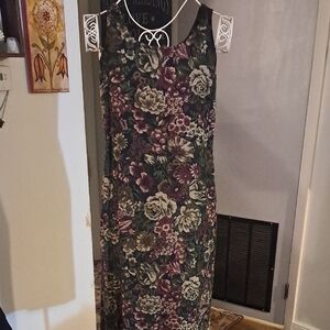 Vintage Sheri Martin New York Whimsigoth Tapestry Dress, Sz 10